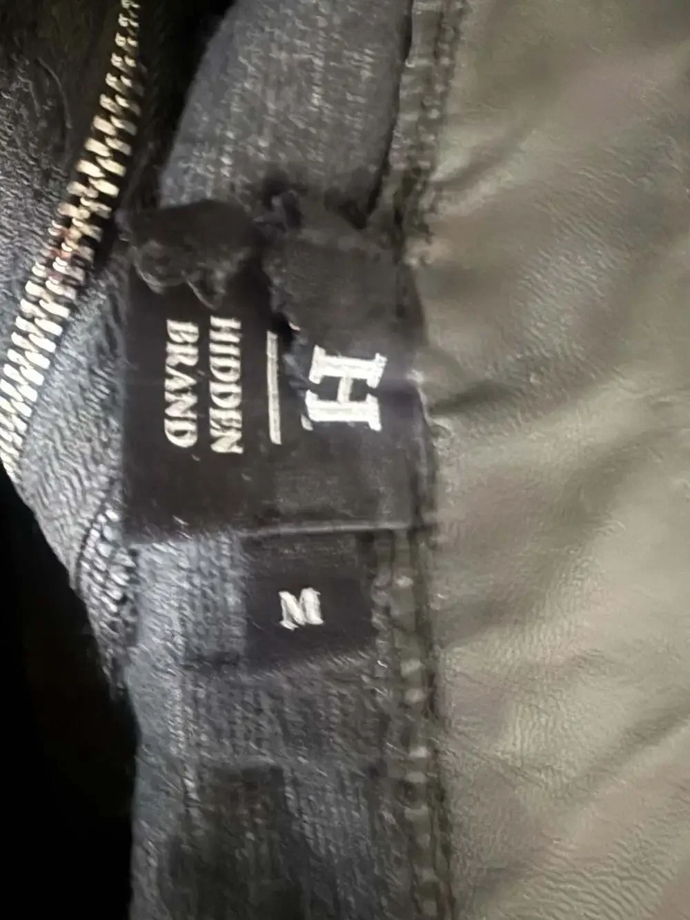 Hidden Brand Black Faux Leather Mini Skirt Size M HS1273